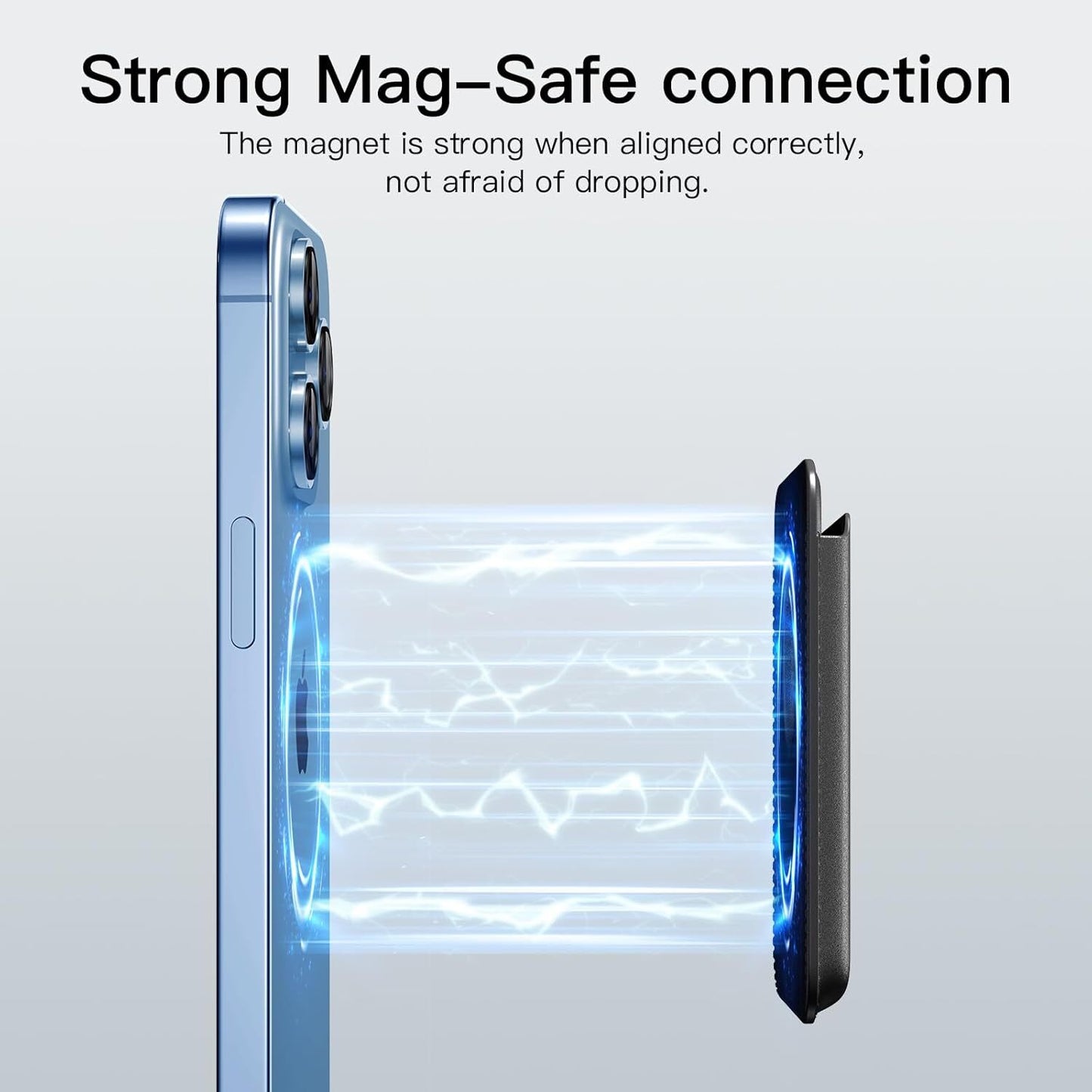 Magnetic Wallet Card Holder for Apple Iphone with Magsafe, Wallet for Iphone 16/